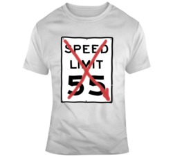 Cannonball Run Inspired 55 SPRAY SIGN Cult Classic Movie Fan T Shirt