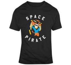 Retro TV Show Space Ghost Brak Space Pirate  T Shirt