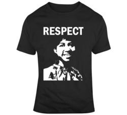 Respect Aretha Franklin Silhouette Tribute v2 T Shirt