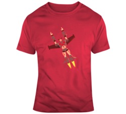 Hiro Robot rocket Big Hero Movie Fan T Shirt