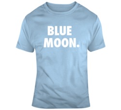 Manchester City Blue Moon Soccer Fan T Shirt
