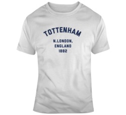 Tottenham Established 1882 Premier League Soccer Fan  T Shirt