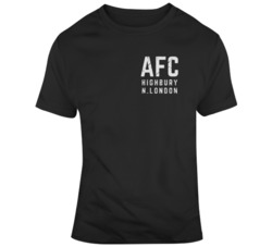 AFC Premier League Arsenal Soccer Fan Distressed T Shirt