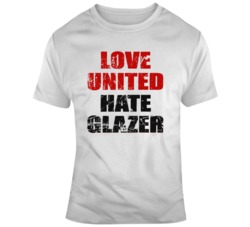 Premier League Soccer Manchester United Love United Hate Glazer Distre