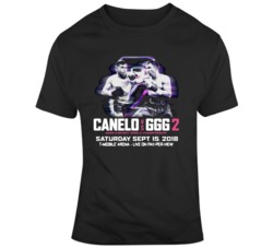 Canelo vs GGG Sept 15 2018 Boxing Fan Fight Poster  T Shirt