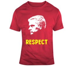 Manchester United Jose Mourniho Respect Soccer Fan T Shirt