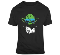 DJ Yoda funny jedi star wars parody  T Shirt