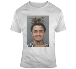 Lil Pump Mugshot Hip Hop Rap Music Fan   T Shirt