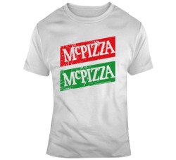McPizza Retro McDonalds Fan  T Shirt