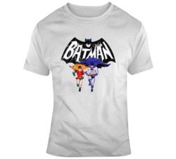 Retro Classic TV Show Adam West Batman The TV Show Fan Distressed T Sh