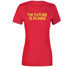 The Future Is Female Captain Marvel Brie Larson Movie Fan  Distressed 