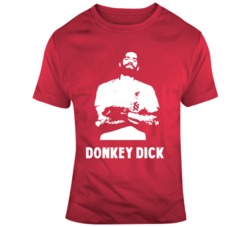 alisson becker Liverpool Fan Donkey Dick Soccer Fan T Shirt