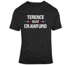Terence Bud Crawford The Goat Champion Boxing Fan  T Shirt