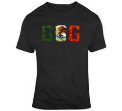 Gennady Golovkin Ggg Mexican Flag Distressed Boxing Fan T Shirt