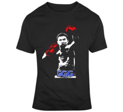 GGG Gennady Golovkin Silhouette Champion Boxing Fan v2 T Shirt