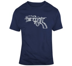 Detroit Gun Rock City Sunny Always Funny Parody T Shirt