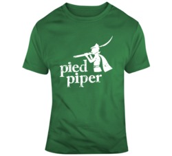 Pied Piper Silicon Valley Tv Show Fan Distressed T Shirt