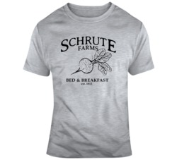 Schrute Farms Bed and Breakfast Tv Show Fan  T Shirt
