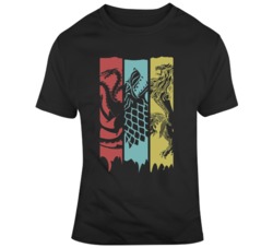 Game of Thrones Sigil Stark Targaryen Lannister Tv Show Fan T Shirt