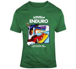 Enduro  Activision  Racing Retro  Atari  2600 Video Game Fan T Shirt