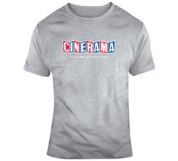 Cinerama Theater Technicolor  Movie Fan Distressed  T Shirt