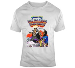 Retro Movie Poster The Harder They Come Jamaican Movie Fan  T Shirt