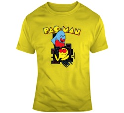 Retro Arcade Cabinet Art Pac Man Video Game Fan T Shirt