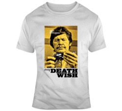 Death Wish Cult Classic Movie Poster Charles Bronson Fan  T Shirt