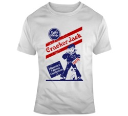 Retro Cracker Jack Advertisement Distressed  T Shirt