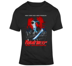 Jason Takes Manhattan Friday The 13th Movie Poster T Shirt