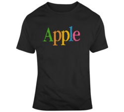 Apple Computers Retro Replica Distressed  T Shirt