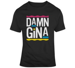 Damn Gina Retro 90's TV Show Martin Fan  T Shirt