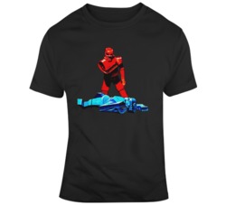 Rockem Sockem Robots Muhammad Ali Inspired Boxing Fan  T Shirt