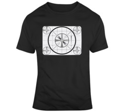 Retro TV End of Day Broadcasting Screen T Shirt