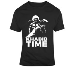 Khabib Nurmagomedov Khabib Time The Eagle The Bear MMA Fan T Shirt