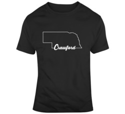 Terence Bud Crawford Omaha State Silhouette Boxing Fan  T Shirt