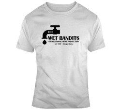 The Wet Bandits Funny Home Alone Christmas Gift Movie Fan  T Shirt