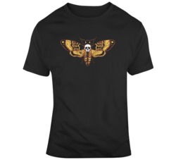 Silence of the Lambs Death Moth Movie Fan Distressed  T Shirt