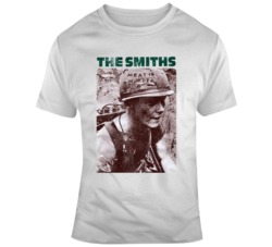 The Smiths Meat Is Murder Morrisey Rock White Retro T Shirt