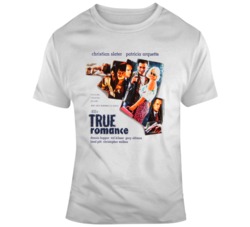 Retro 90's True Romance Movie Poster Classic Movie Fan T Shirt