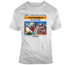 Retro Video Game Famicon Super Mario Bros Fan  T Shirt