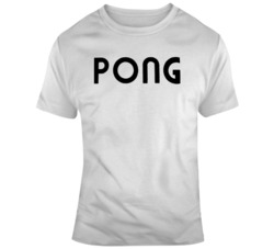 Retro Video Game Pong Fan T Shirt