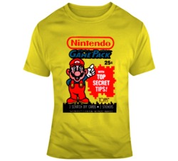 Super Mario Wax Pack Video Game T Shirt