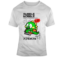 Bubble Bobble Game Cult Retro Vintage Japan Japanese Video Game Fan  T
