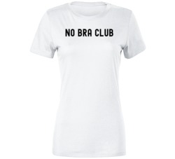No Bra Club  Feminism Shirt Funny Gift