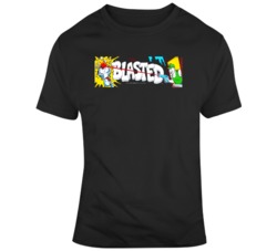 Retro Arcade Game Blasted Marquee T Shirt
