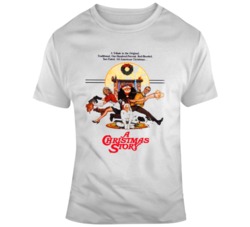 Cult Classic Movie A Christmas Story Movie Poster  T Shirt