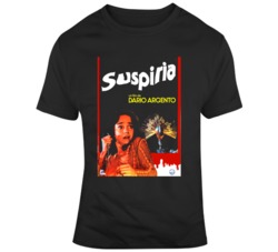 SUSPIRIA Movie Poster 1977 Dario Argento T Shirt