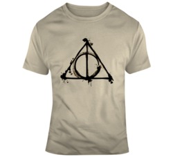 Harry Potter Fan Deathly Hallows Sign  T Shirt