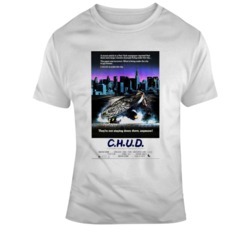 Cult Classic Horror Movie CHUD Movie Poster Fan T Shirt